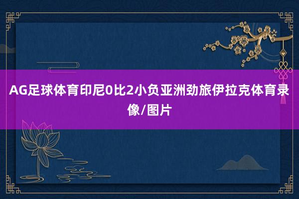 AG足球体育印尼0比2小负亚洲劲旅伊拉克体育录像/图片