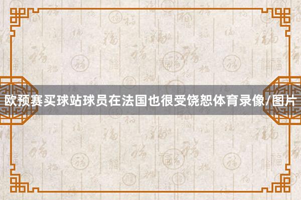 欧预赛买球站球员在法国也很受饶恕体育录像/图片