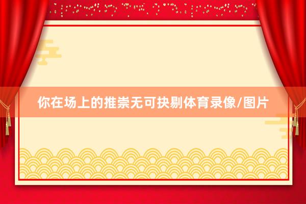 你在场上的推崇无可抉剔体育录像/图片