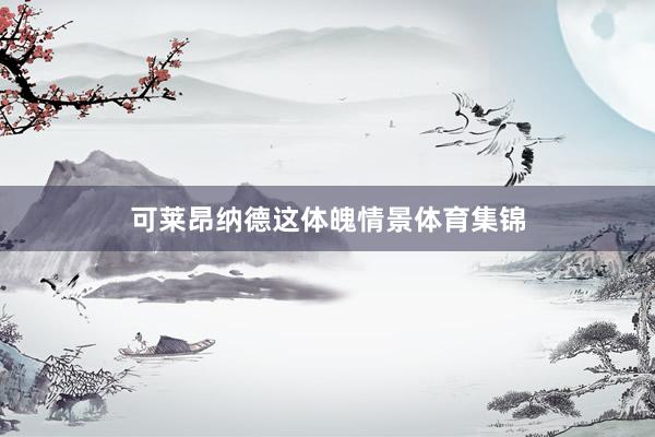 可莱昂纳德这体魄情景体育集锦